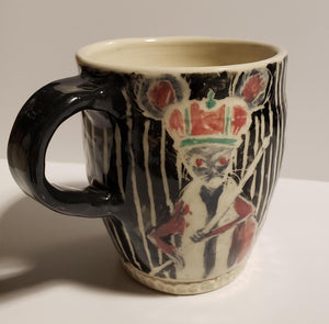 Sandy Dvarishkis Ceramic Mug | King Rat Mug (ceramic mug)