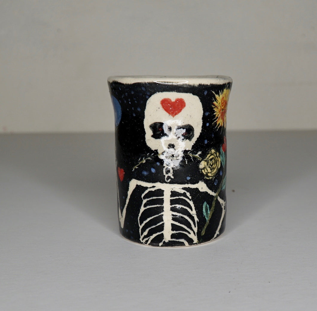 Sandy Dvarishkis Ceramic Mug | Heart Head