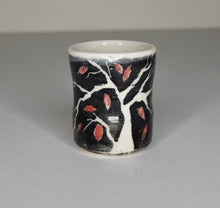 Load image into Gallery viewer, Sandy Dvarishkis Ceramic Shotglass | Red Leaves
