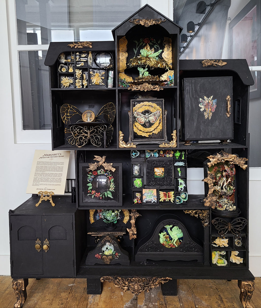 Jennifer Eli Indreland | Margaret’s Miniature Wonder Rooms (Entire Cabinet)