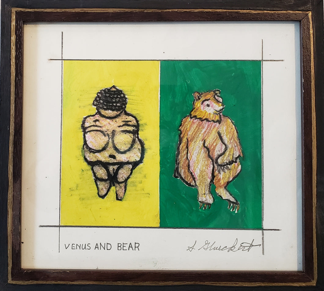 Stephen Glueckert Drawing | Venus And Bear | Small