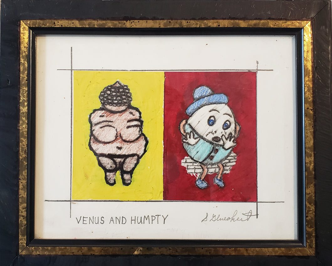 Stephen Glueckert Drawing | Venus And Humpty | Small