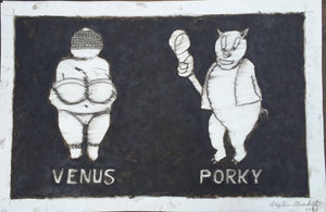 Stephen Glueckert Drawing | Venus And Porky