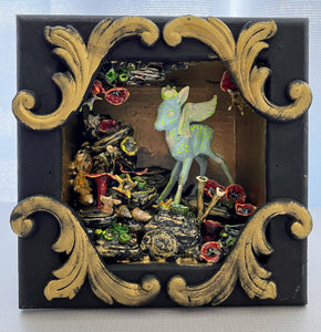 Jennifer Eli Indreland | Winged Deer Diorama (small)