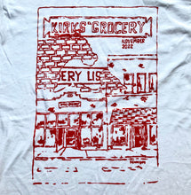 Load image into Gallery viewer, Kirks Grocery T-Shirt | John Kennedy Urban Sketchers

